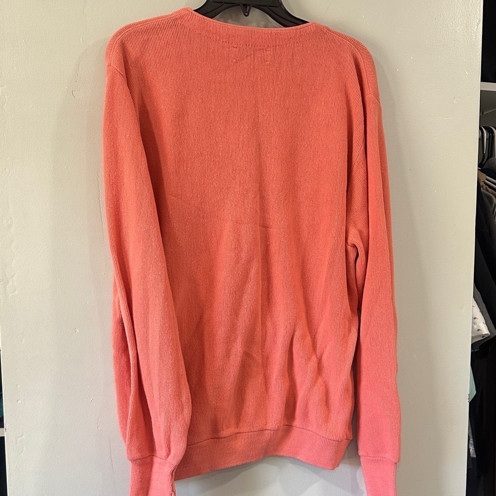 Izod Coral Button-Up Cardigan - Picture 6 of 8